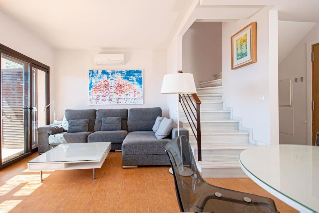 Sunny House With Great Sea Views, 3 Terraces, Private Heated Pool And Sauna La Herradura  Exterior foto